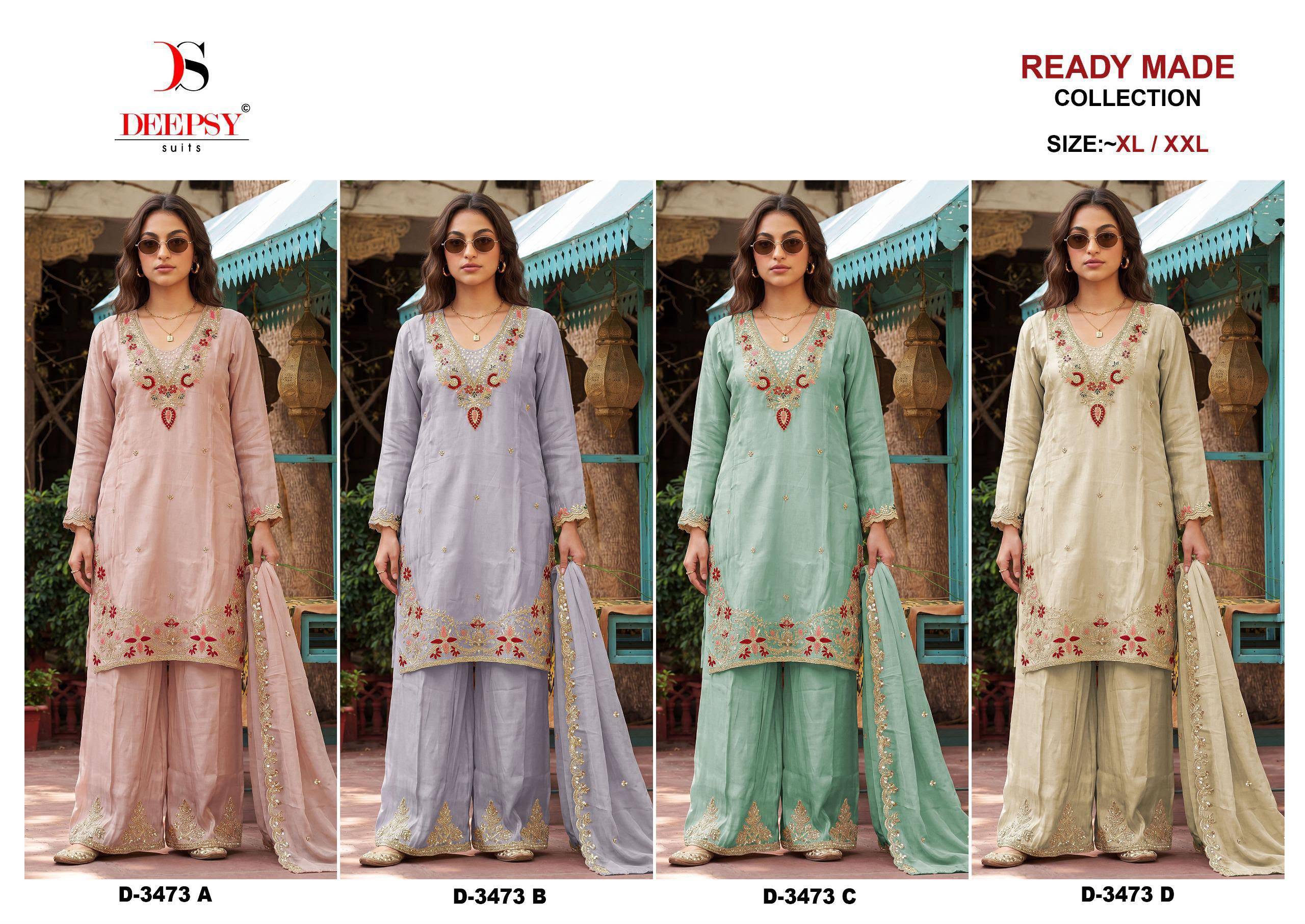 D-3473 SERIES BY DEEPSY SUITS Pakistani Suits Colorful Ethnic Wear Pure Viscouse Readymade Dresses At Wholesale